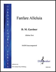 Fanfare Alleluia SSAA choral sheet music cover Thumbnail